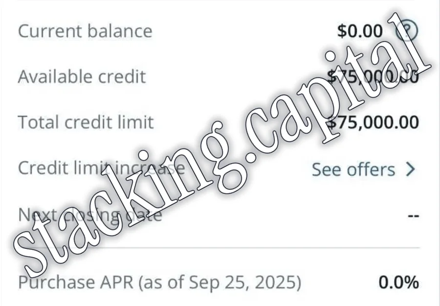 U.S. Bank · Available credit · $75,000