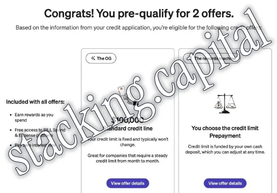 Pre-qualified · Two offers · $100,000