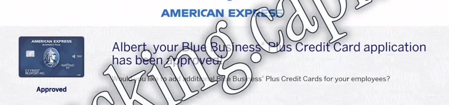 American Express · Approval · $3,400