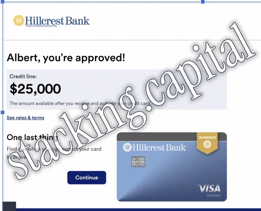 Bank of Utah · Approval · $25,000