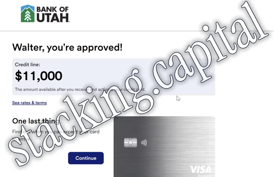 Bank of Utah · Approval · $11,000