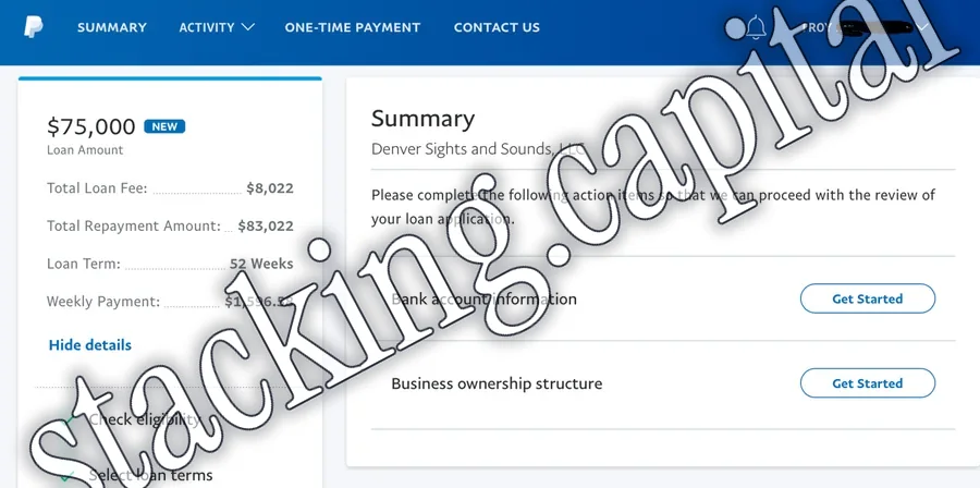 American Express · Approval · $75,000