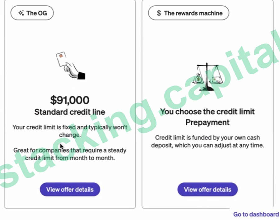 $91,000 standard business line of credit offer